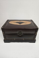 Decorative Brown Faux Leather Box