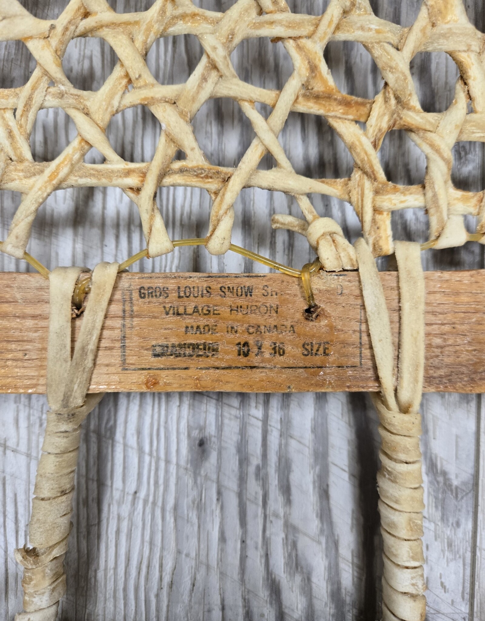 Vintage 35" Gros Louis Snowshoes -pair