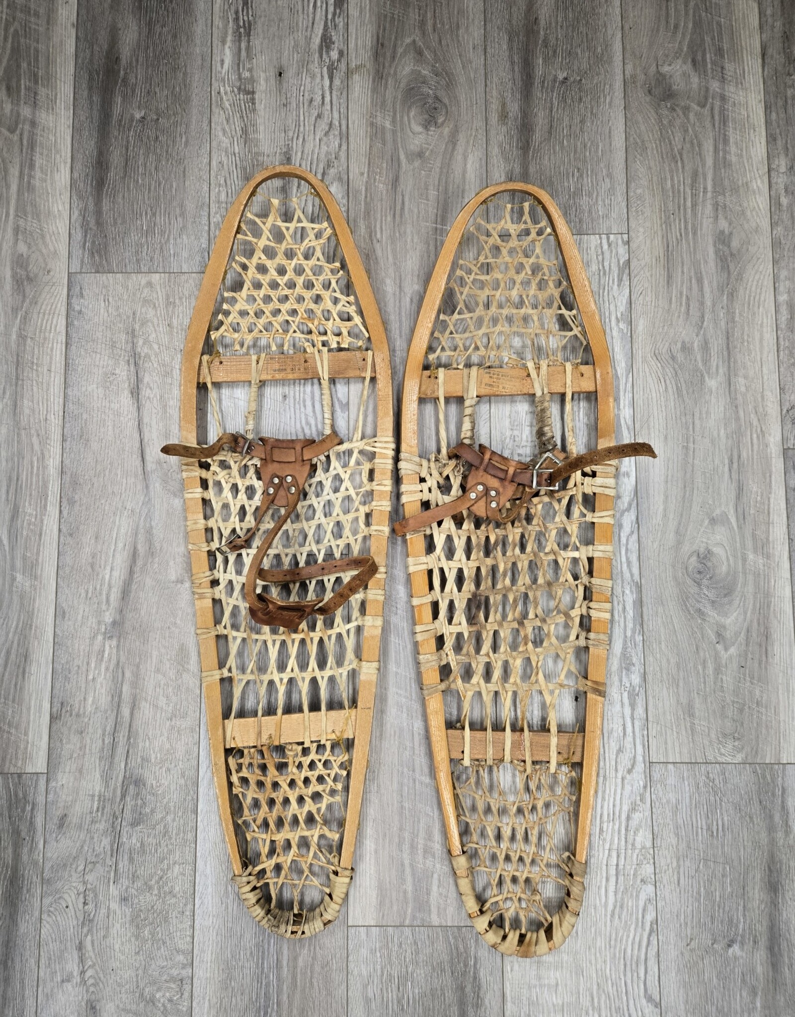 Vintage 35" Gros Louis Snowshoes -pair