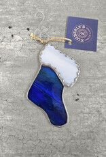 Stained Glass Stocking Ornament