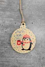 Wood Ornament OR-71 Penguin - Best Time of the Year