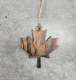 Wood Ornament #c1058 - Maple Leaf Trees