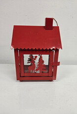 Red Tin House Lantern