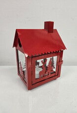 Red Tin House Lantern