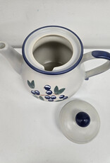 Vintage Laurentian Pottery Blueberry Teapot - Canada