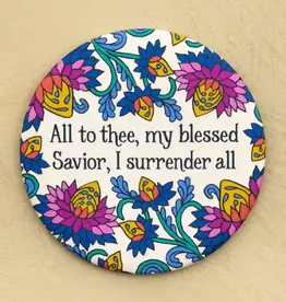 I Surrender All Round Magnet