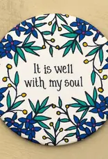 It Is Well Round Magnet
