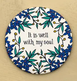 It Is Well Round Magnet