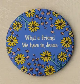 What A Friend Round Magnet