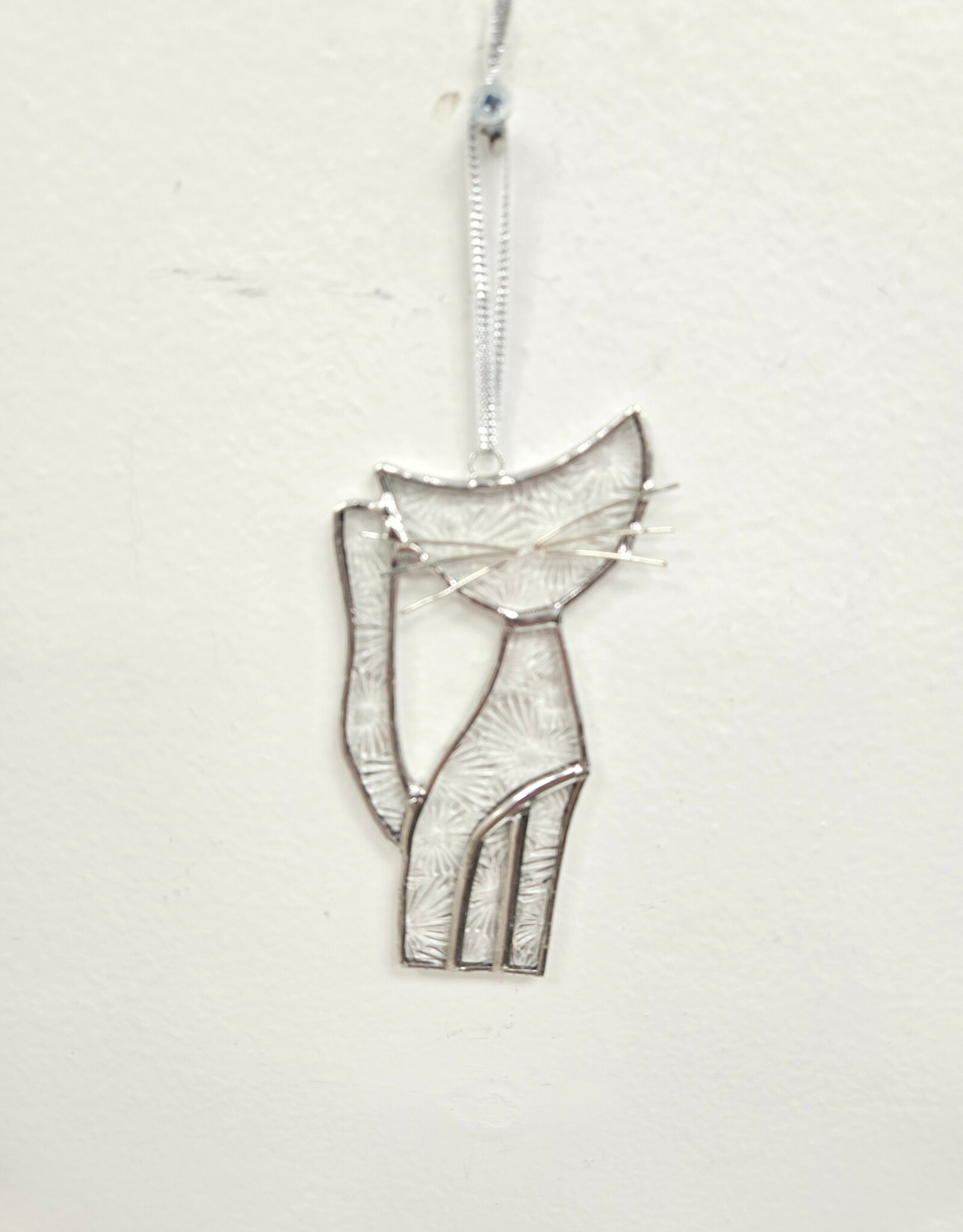 Stained Glass Cat Suncatcher - various colours