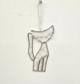 Stained Glass Cat Suncatcher - various colours