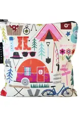 Large Reusable Snack Bag - Happy Camper