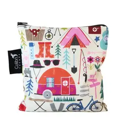 Large Reusable Snack Bag - Happy Camper