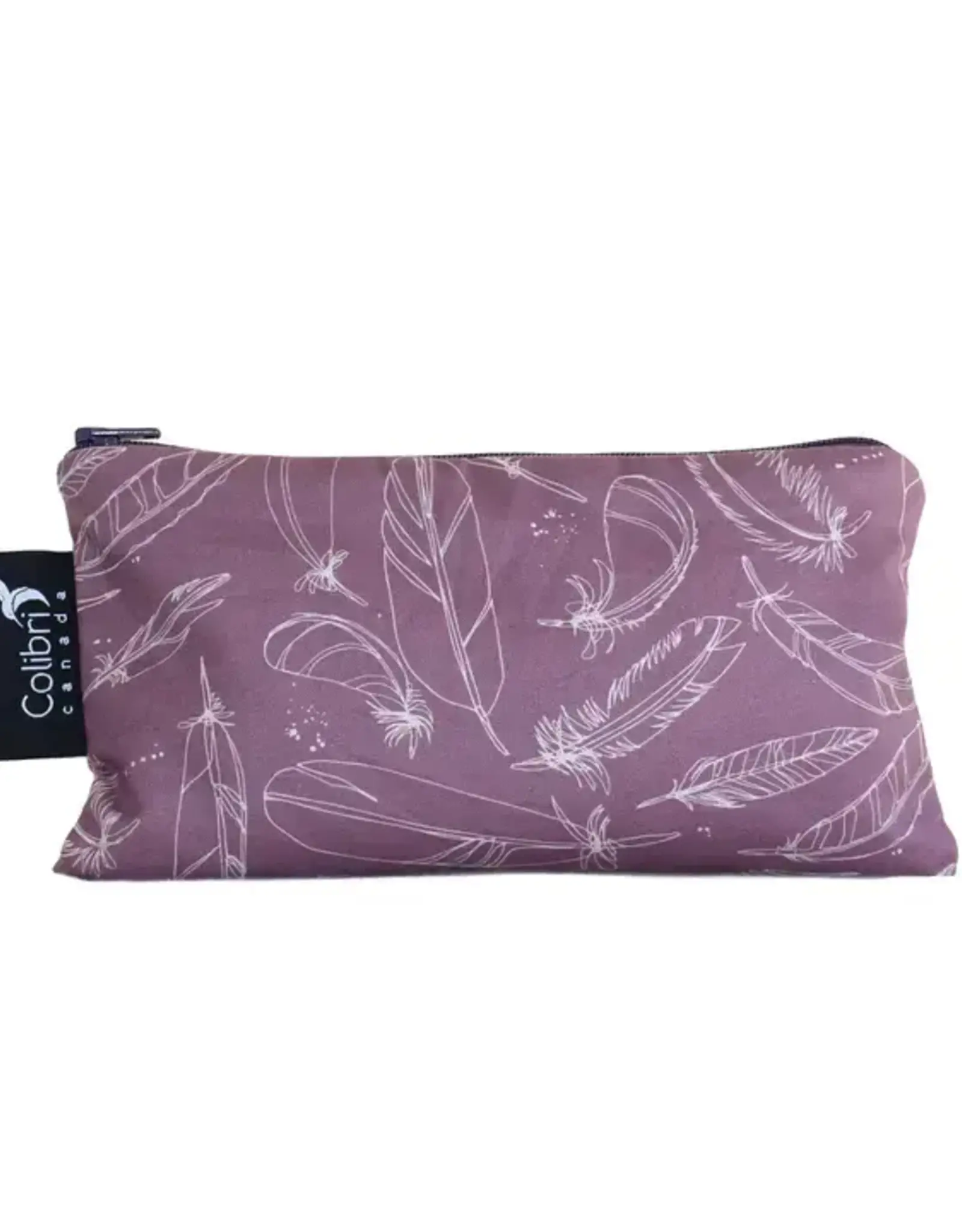 Medium Reusable Snack Bag - Feather