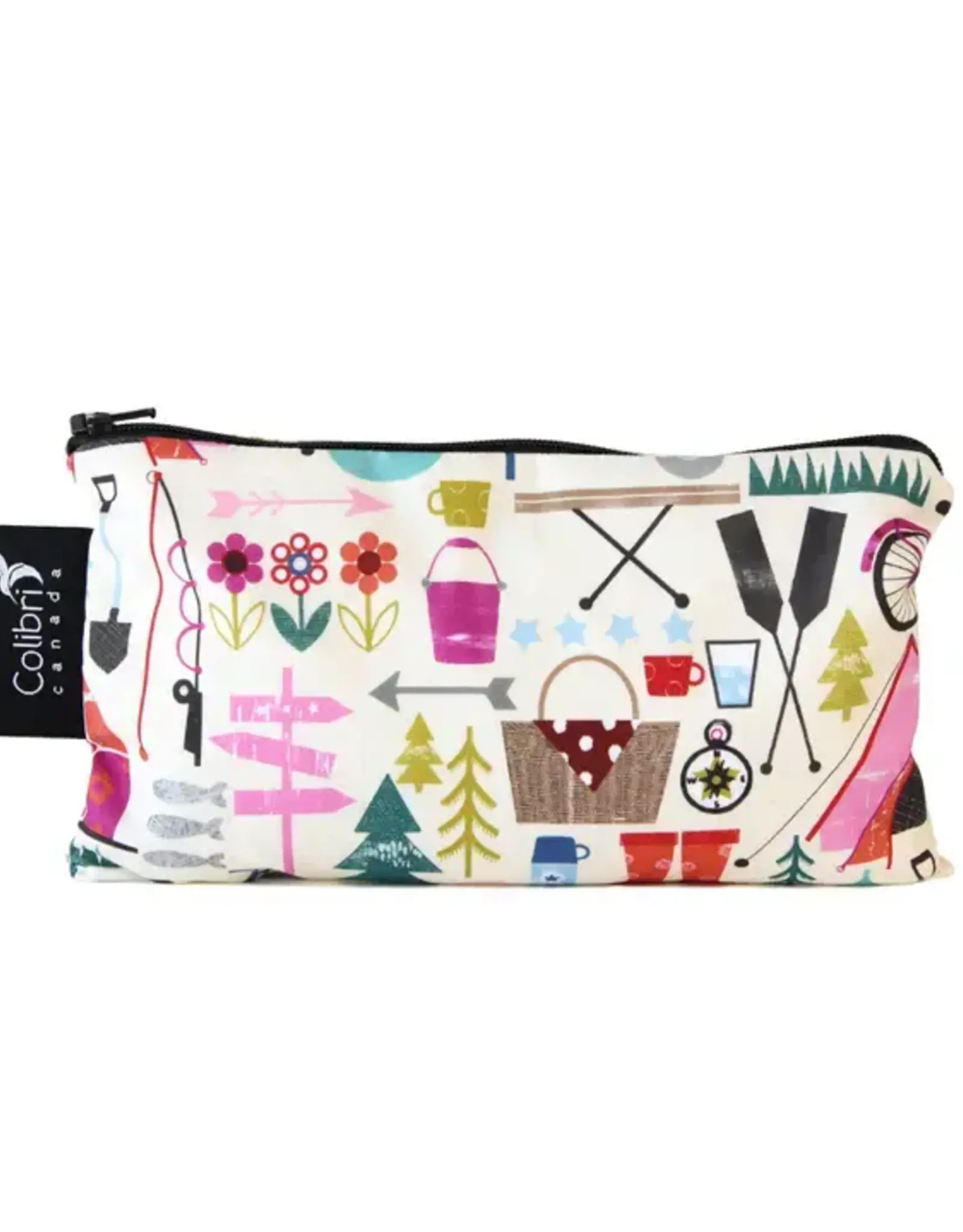 Medium Reusable Snack Bag - Happy Camper