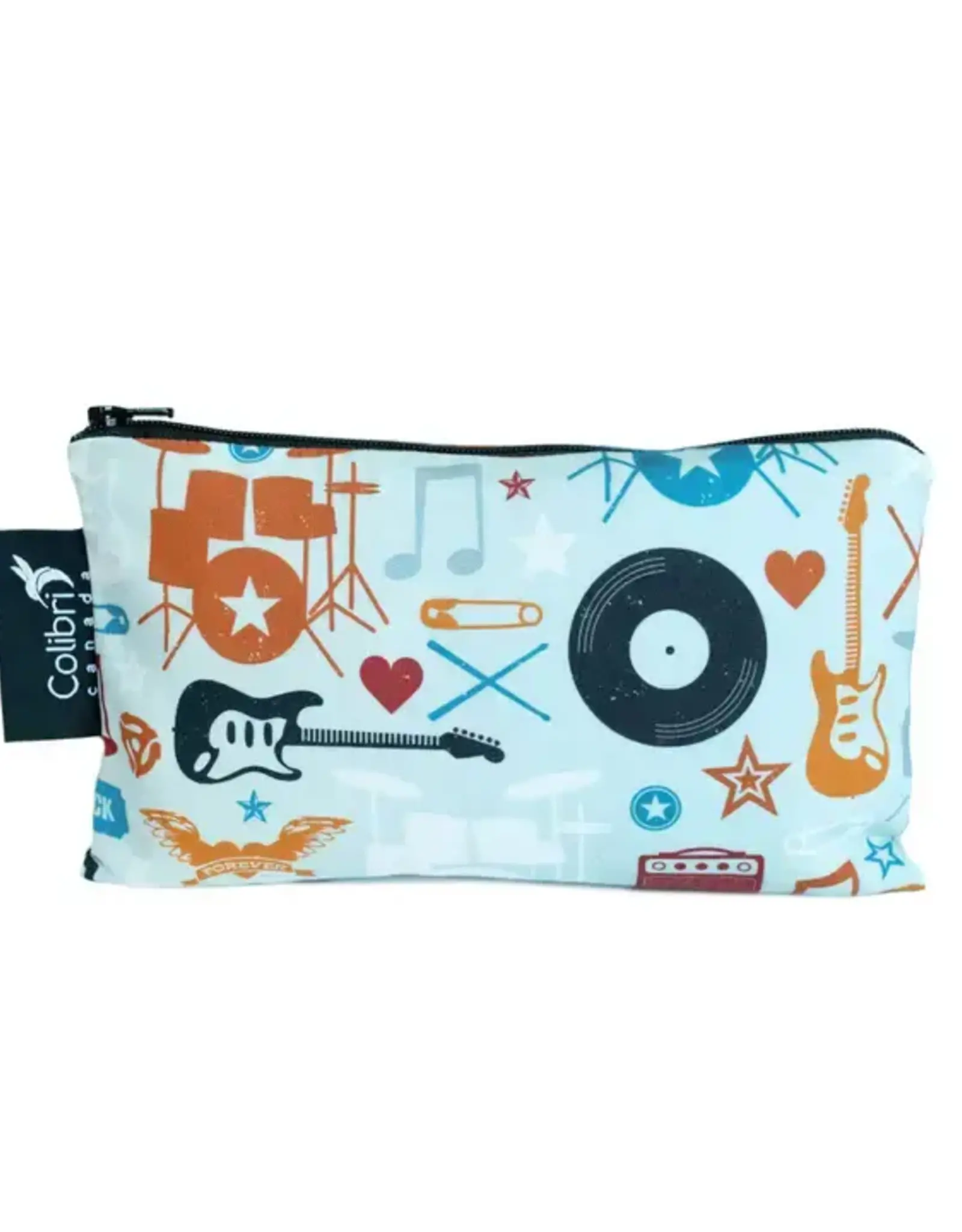 Medium Reusable Snack Bag - Rock n' Roll