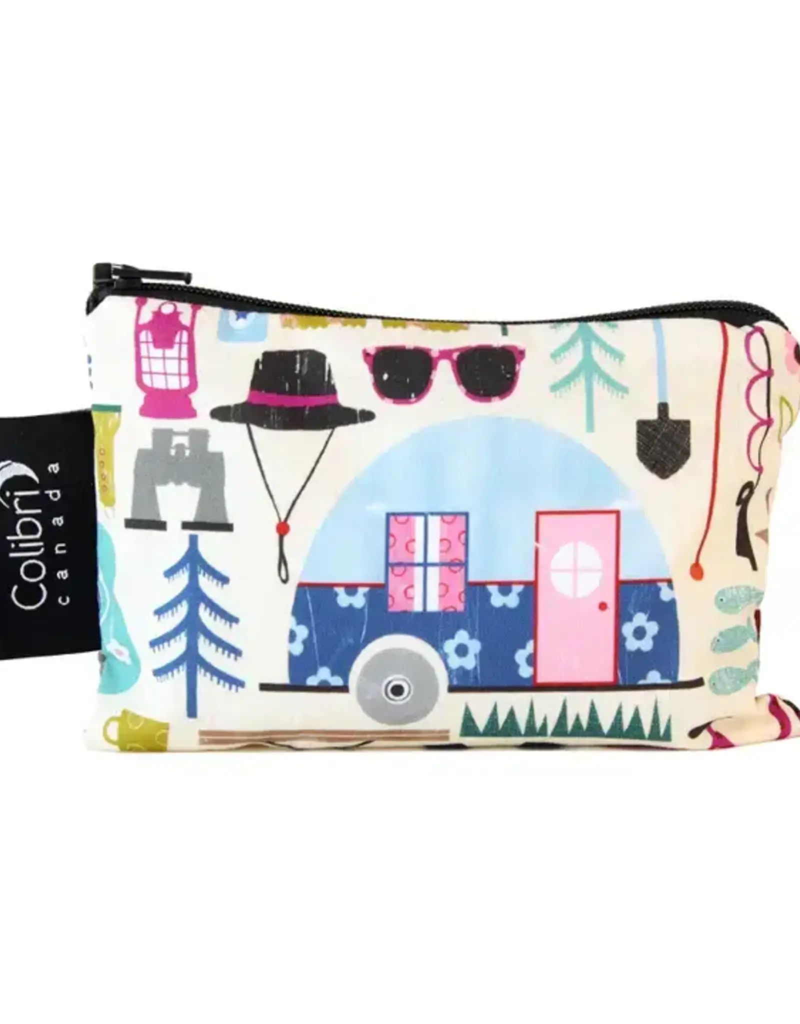 Small Reusable Snack Bag - Happy Camper