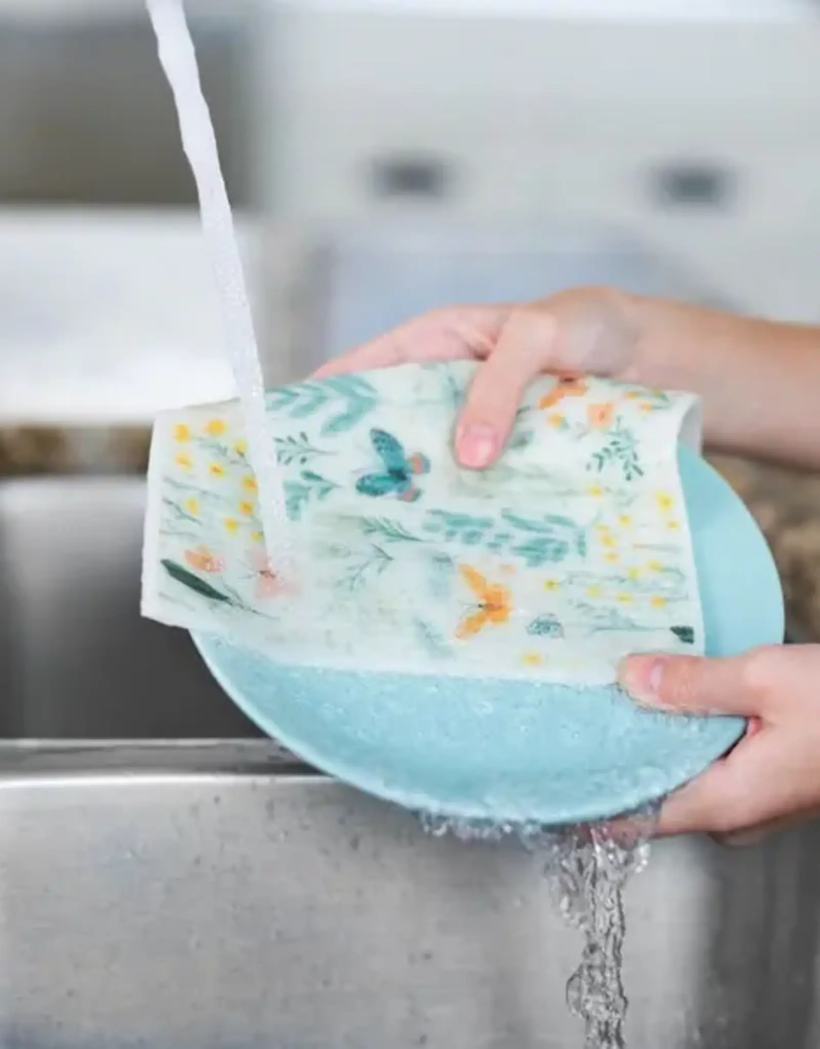 4 Pk Sponge Cloths - In The Garden
