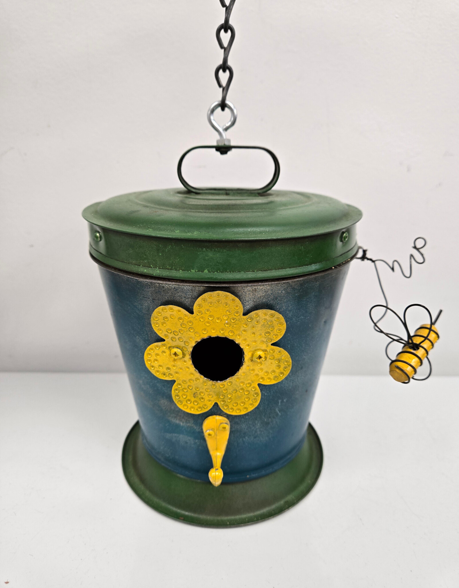 Blue/Green Birdhouse