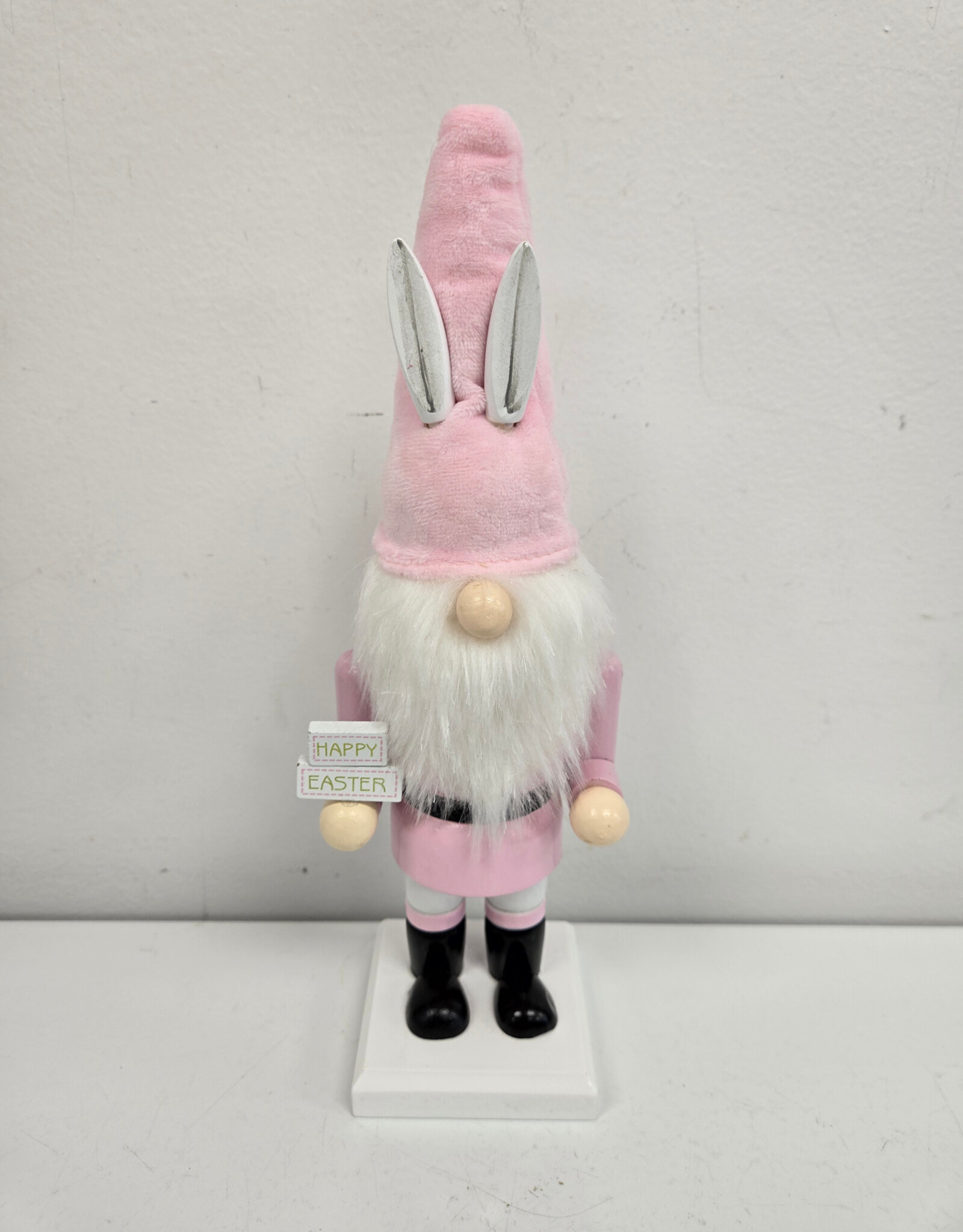 Easter Gnome Nutcracker - pink