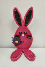 Wooden Bunny - pink