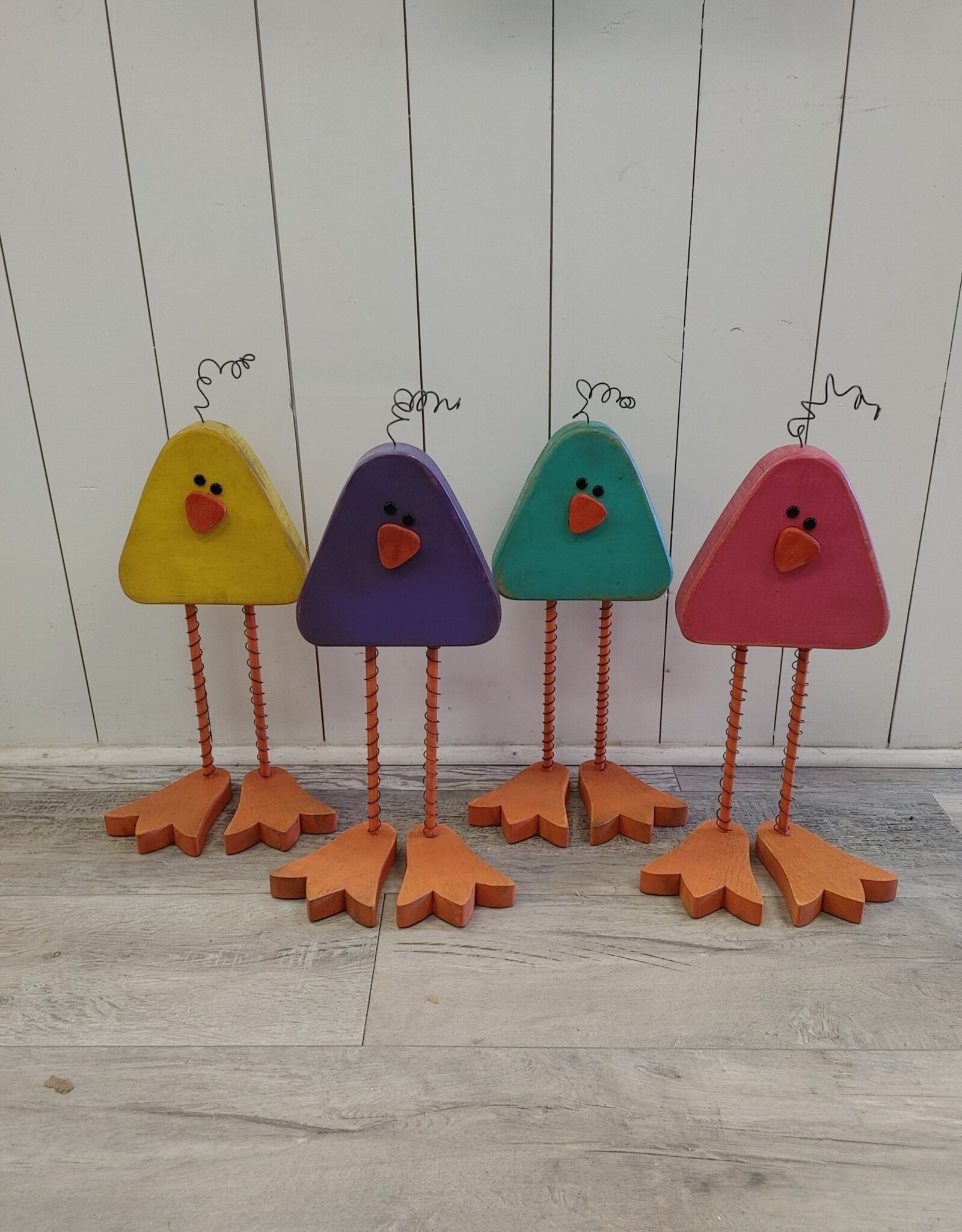 Wooden Chick - pink