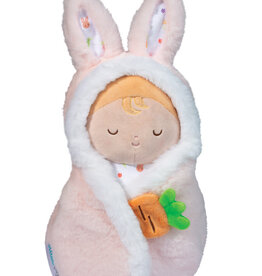 Douglas Cuddle Toys Garden Baby Pink Bunny Hug
