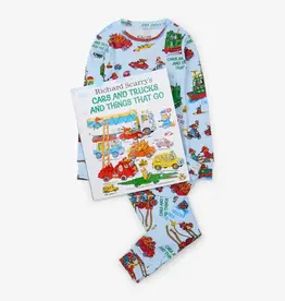 Richard Scarry's Cars & Trucks Book & Pajama Set