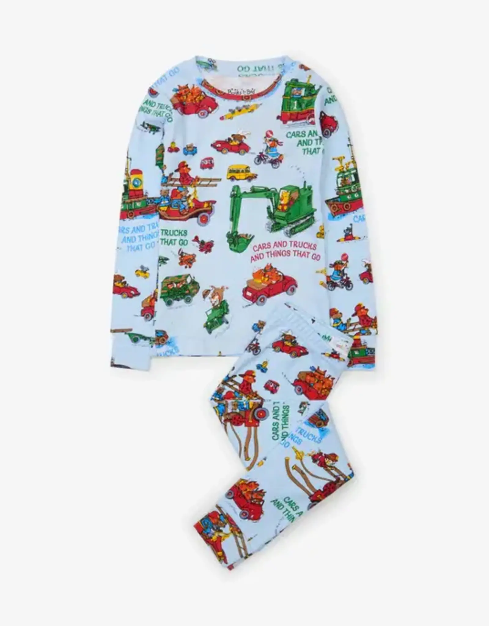 Richard Scarry's Cars & Trucks Book & Pajama Set