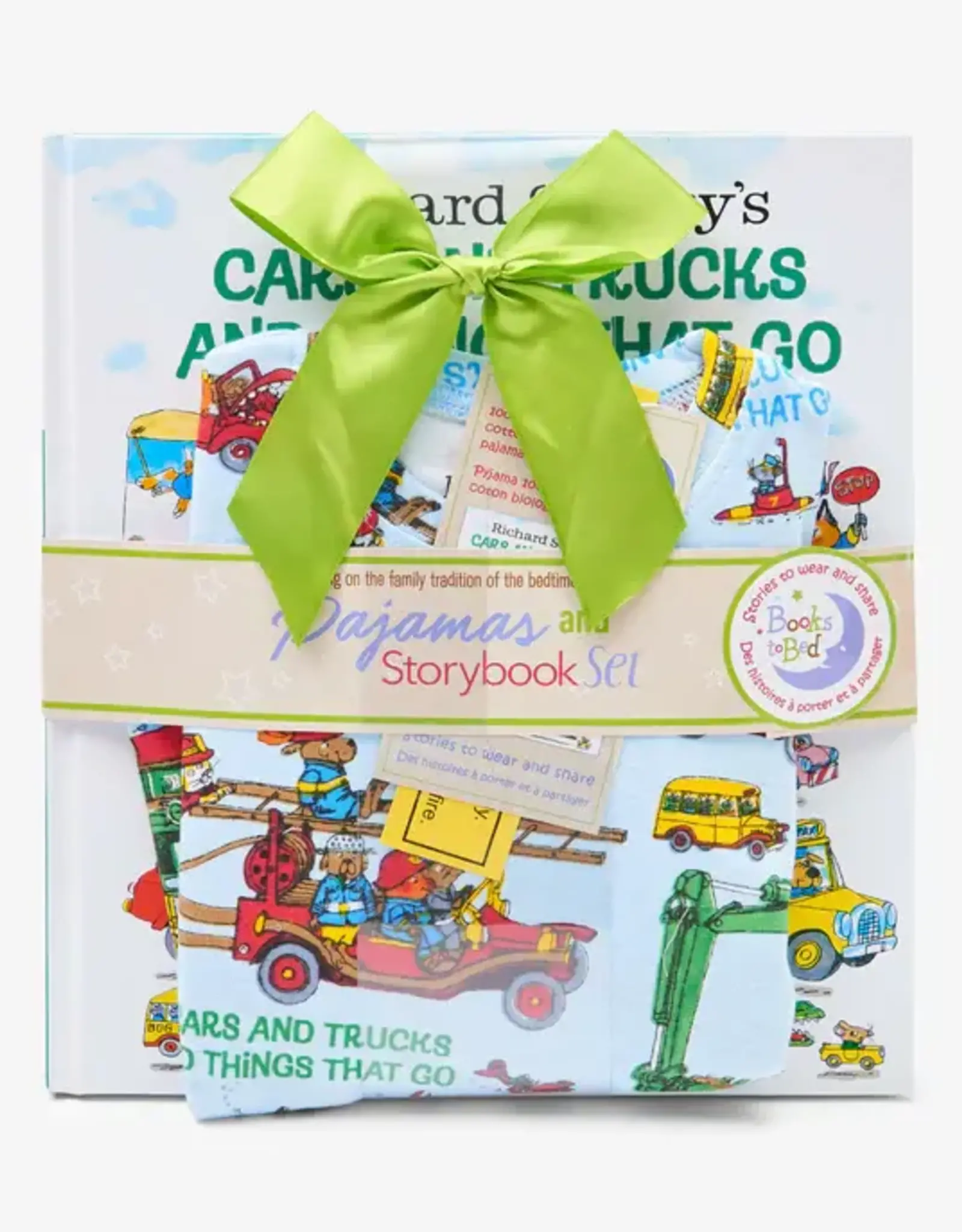 Richard Scarry's Cars & Trucks Book & Pajama Set