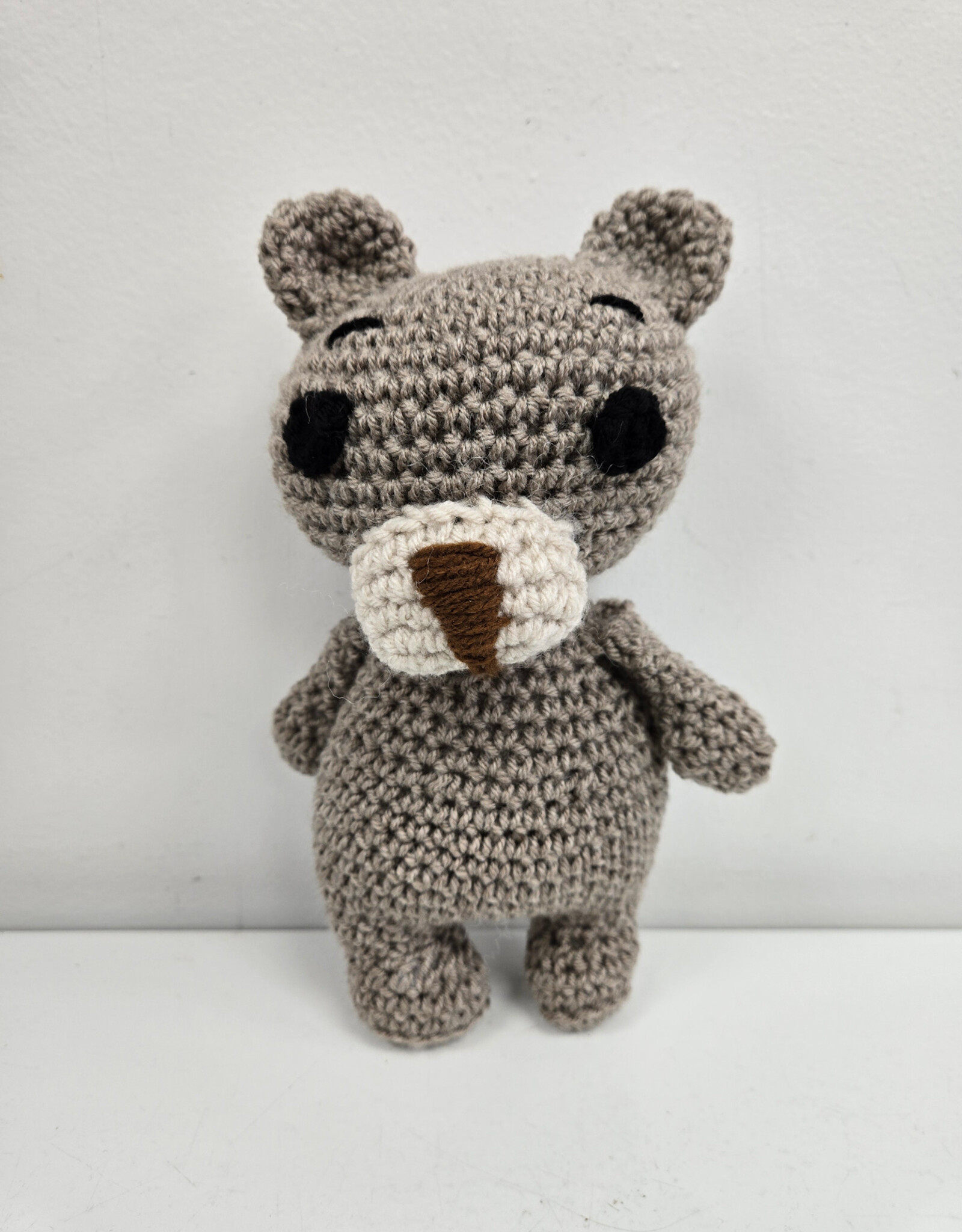 Crocheted Small Stuffie - Bear