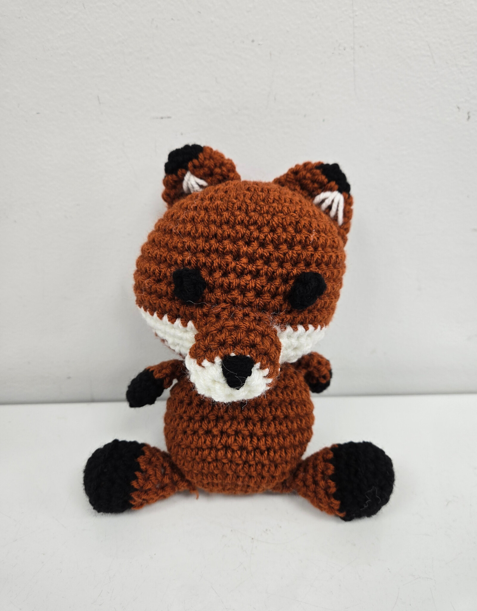 Crocheted Small Stuffie - Fox