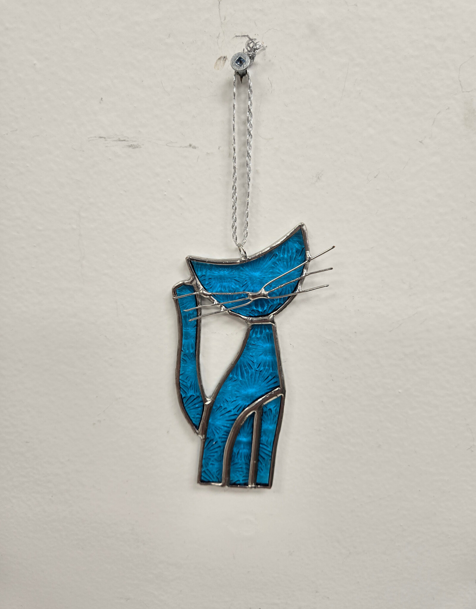 Stained Glass Cat Suncatcher - various colours