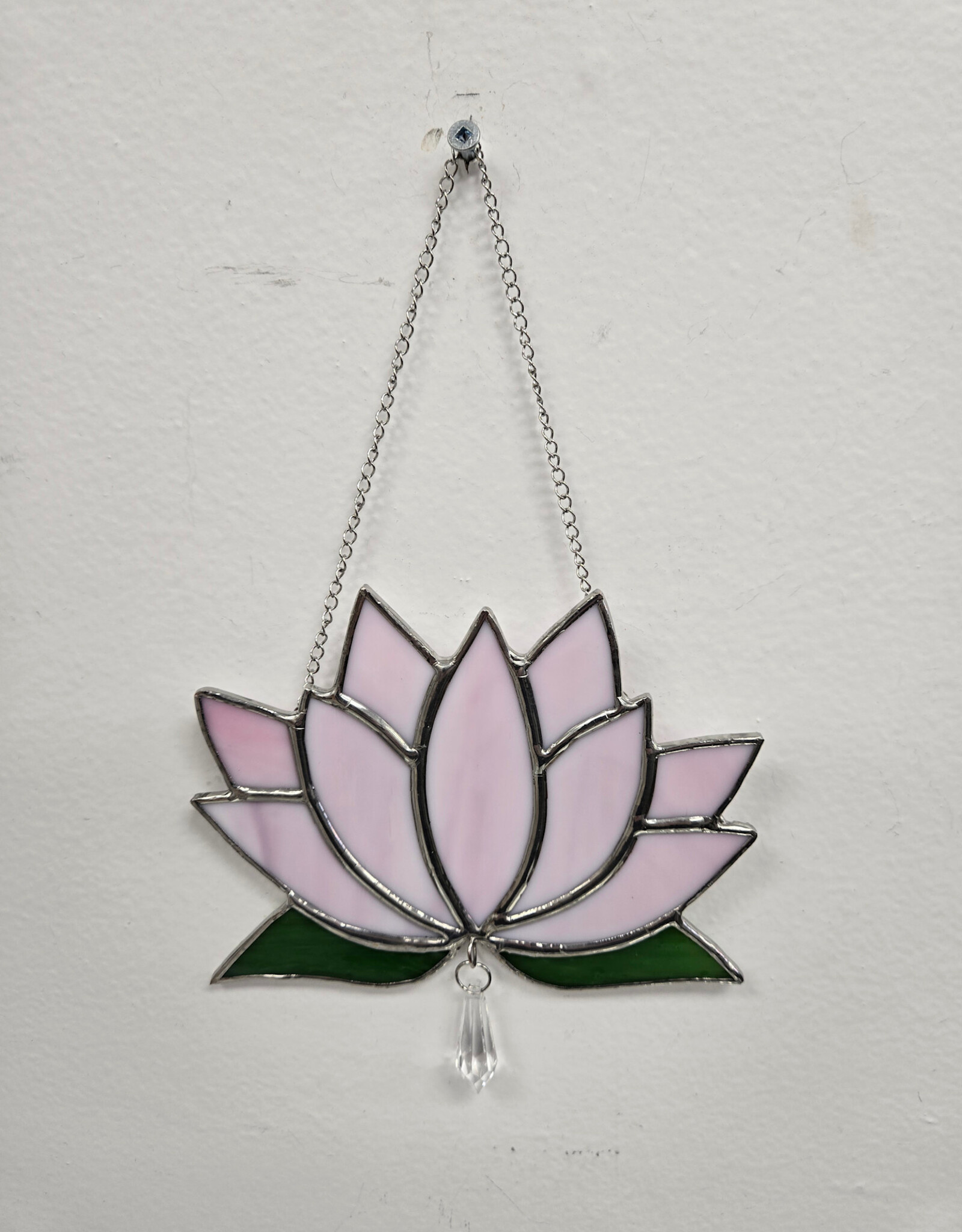 Stained Glass Lotus Suncatcher
