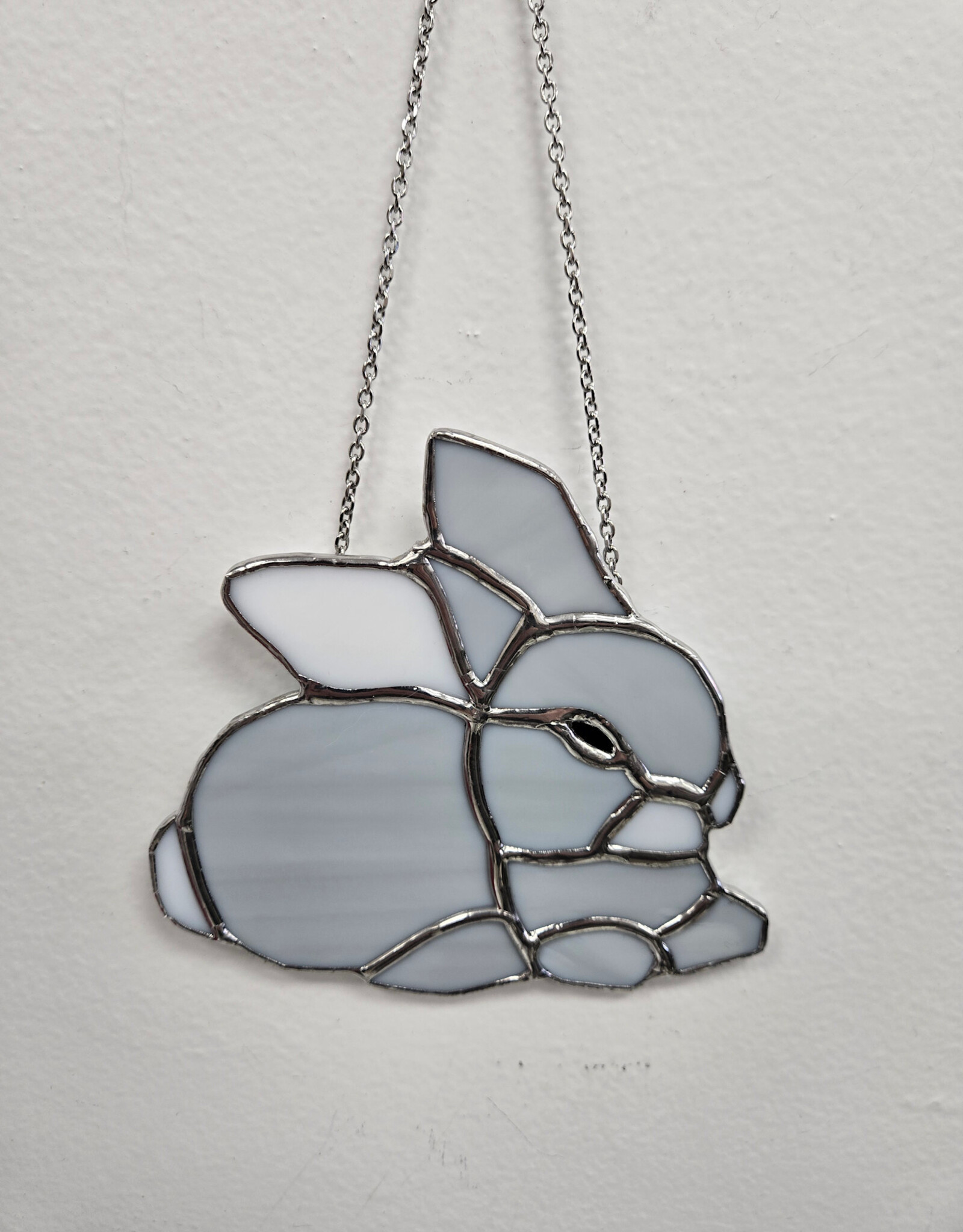 Stained Glass Bunny - hanging