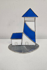 Stained Glass Lighthouse - 6"