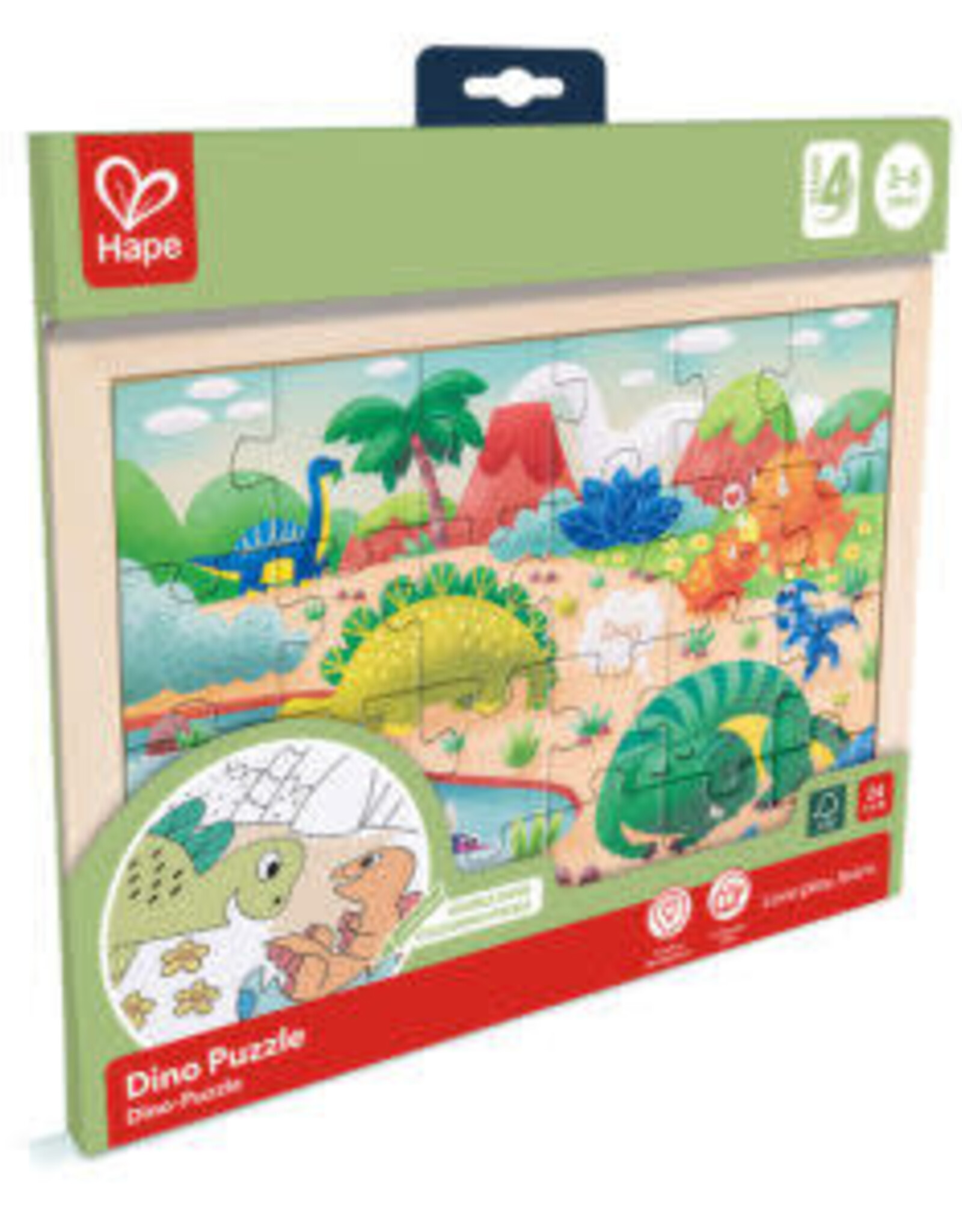 Hape Dino Wooden Puzzle