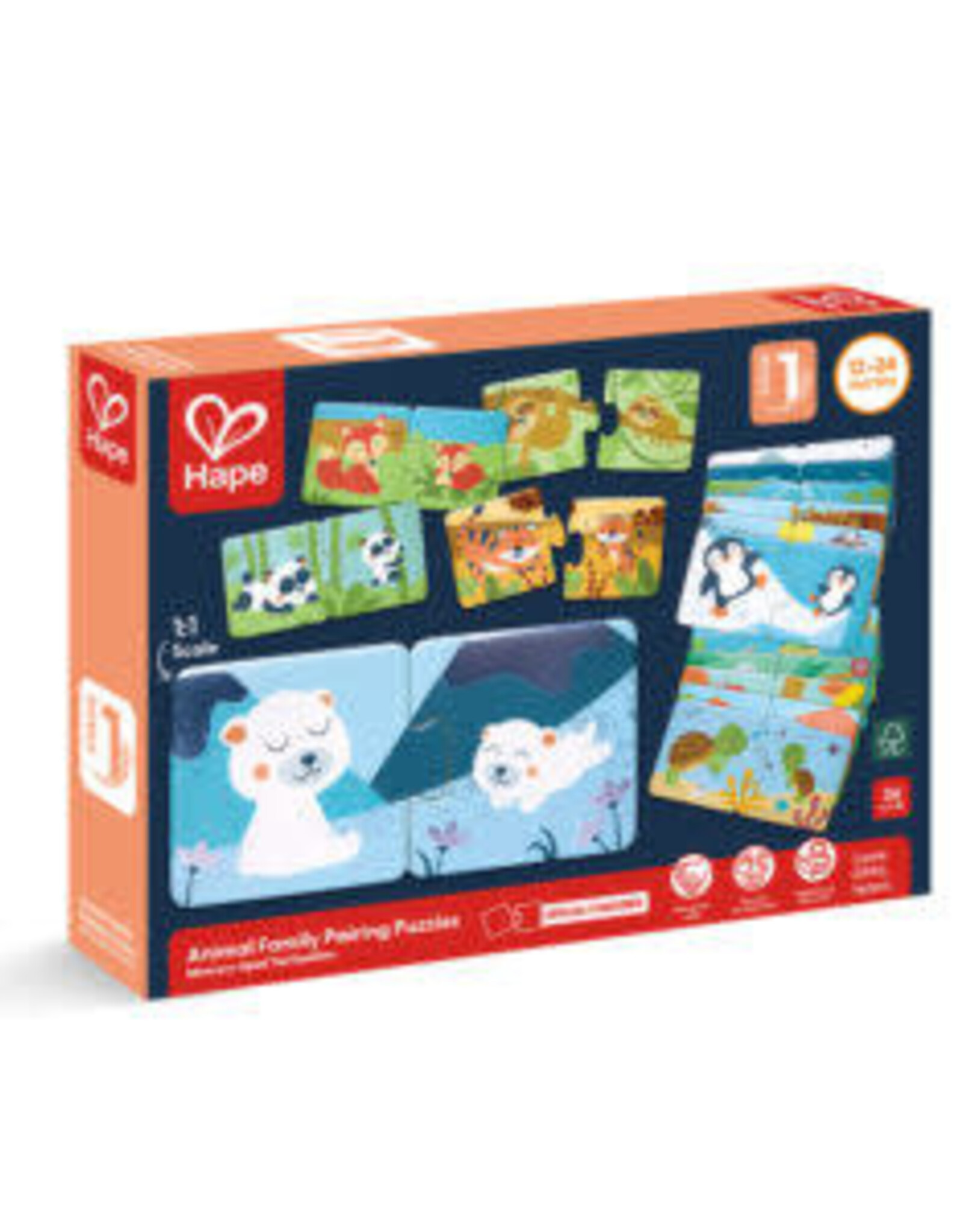 Hape Animal Family Pairing Puzzles
