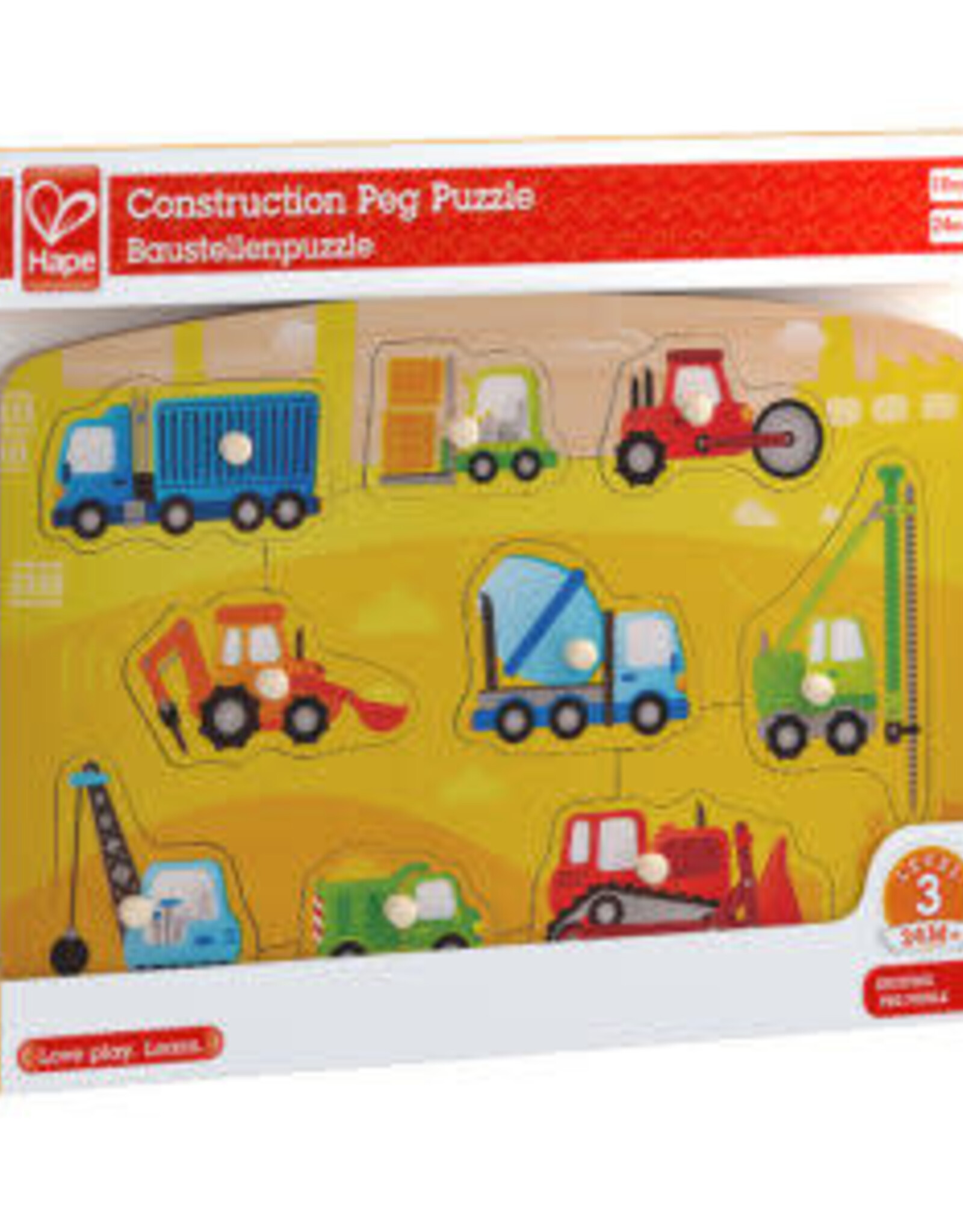 Hape Construction Peg Puzzle