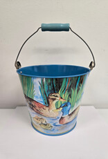 Duck Family Blue Pail