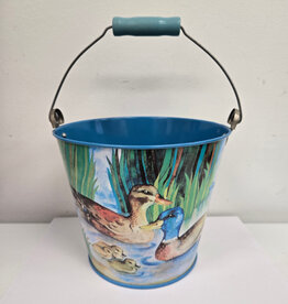 Duck Family Blue Pail