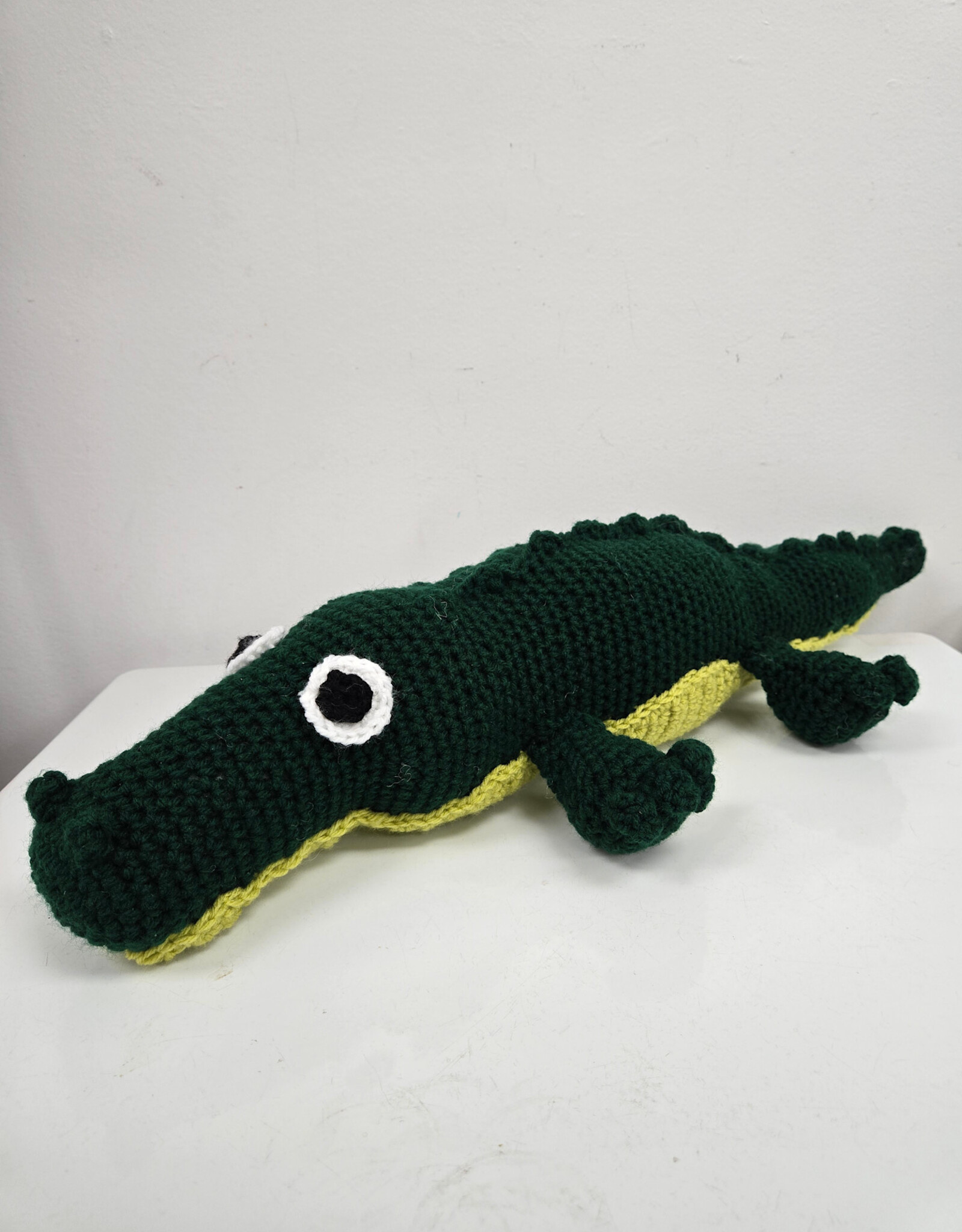 Crocheted Large Stuffie - Alligator