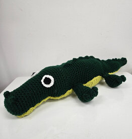 Crocheted Large Stuffie - Alligator