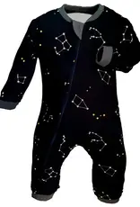 ZippyJamz Galaxy Love Navy - Footless