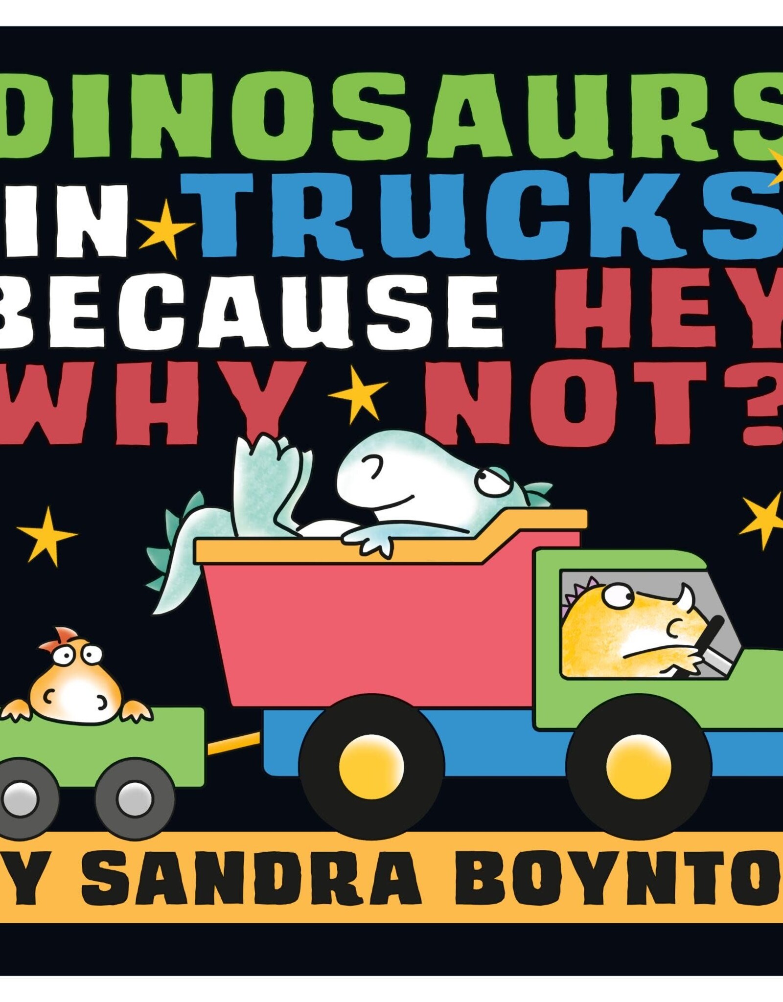 Dinosaurs in Trucks Because Hey, Why Not?