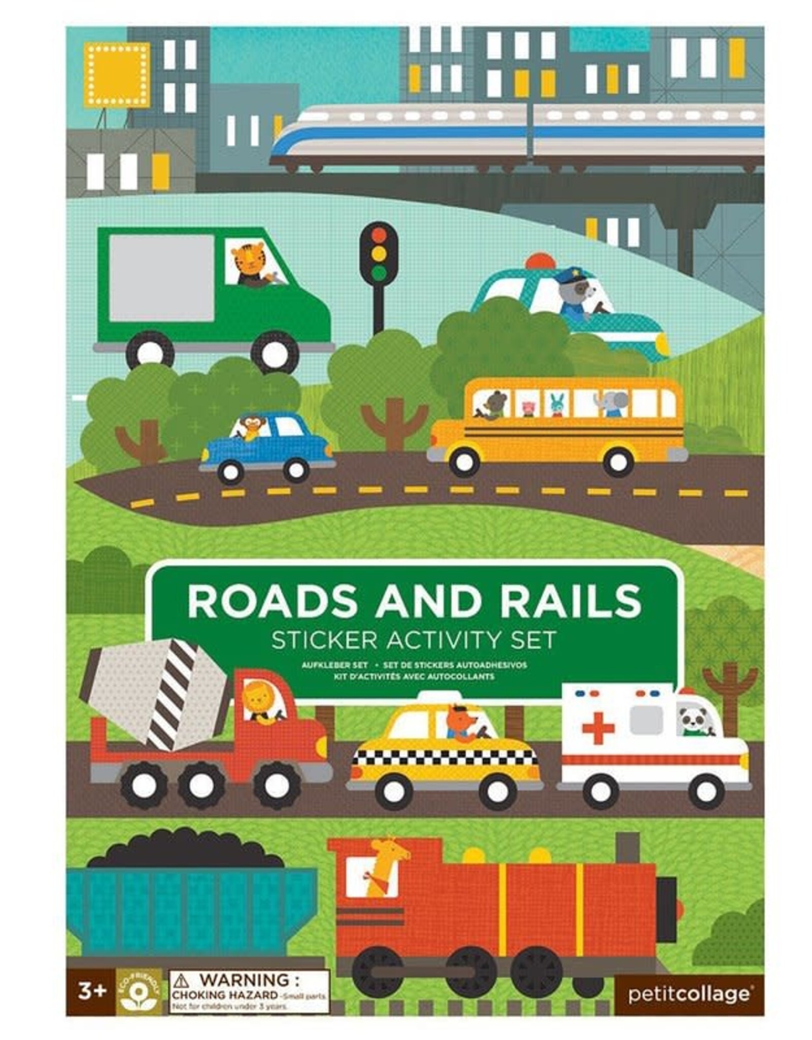 Roads + Rails Sticker Activity Set