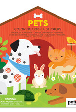 Pets Coloring Book and Stickers