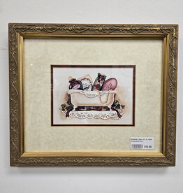 Vintage Bathtub Print