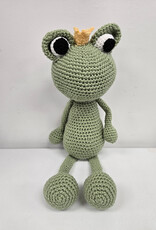 Crocheted Large Stuffie - Frog Prince