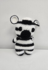 Crocheted Small Stuffie -  Zebra